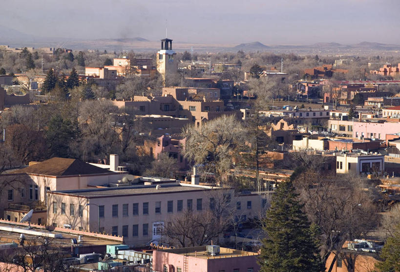 无人,横图,天际线,美国,摄影,北美,北美洲,美洲,新墨西哥,北亚美利加洲,亚美利加洲,圣达菲,彩图,美利坚合众国