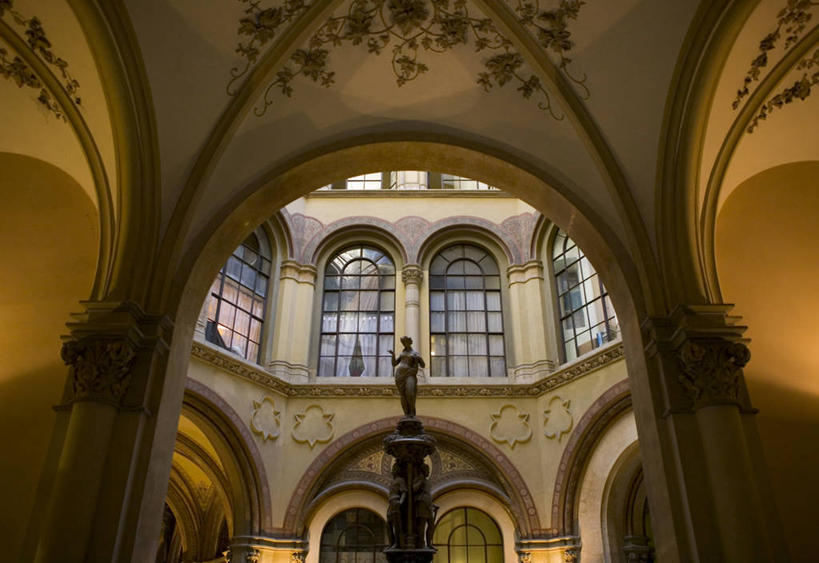 无人,横图,奥地利,欧洲,维也纳,首都,摄影,拱廊,彩图