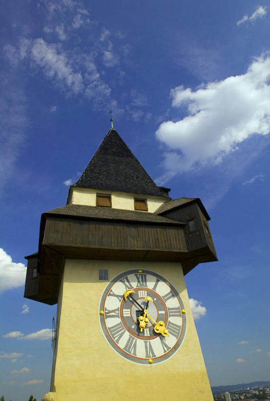 无人,竖图,奥地利,欧洲,钟塔,摄影,格拉茨,施蒂利亚州,彩图