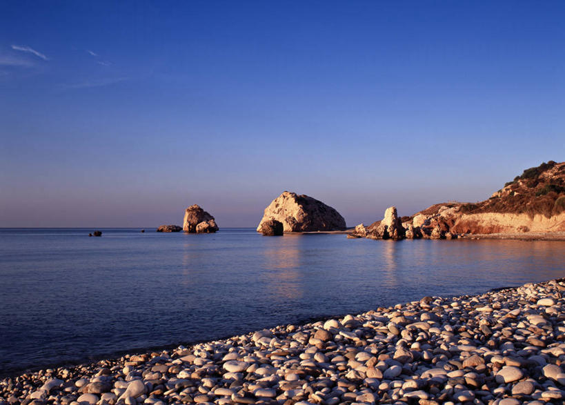 无人,横图,室外,日落,欧洲,塞浦路斯,岛,摄影,地中海文化,彩图