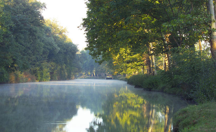 无人,横图,法国,欧洲,摄影,运河,法国文化,彩图,旅行