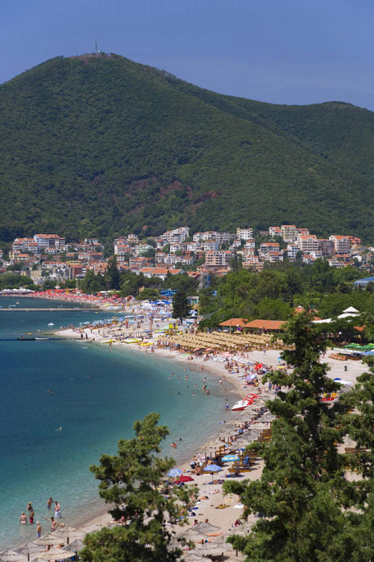 无人,竖图,室外,旅游,度假,海洋,欧洲,娱乐,享受,休闲,放松,摄影,巴尔干,东欧,前南斯拉夫,亚得里亚海,黑山,布德瓦,海滩,彩图