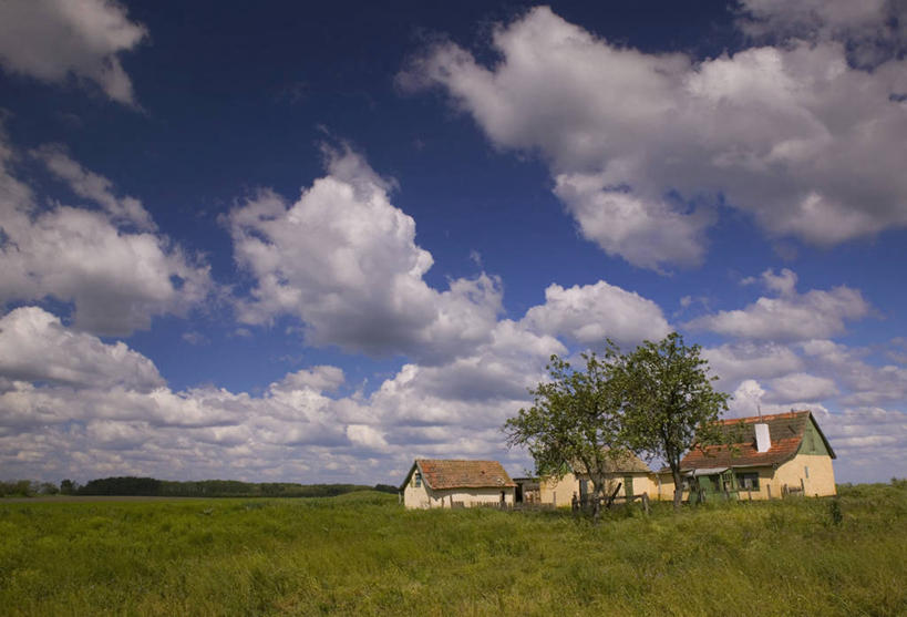 无人,农场,横图,农业,房屋,摄影,东欧,中欧,匈牙利共和国,彩图