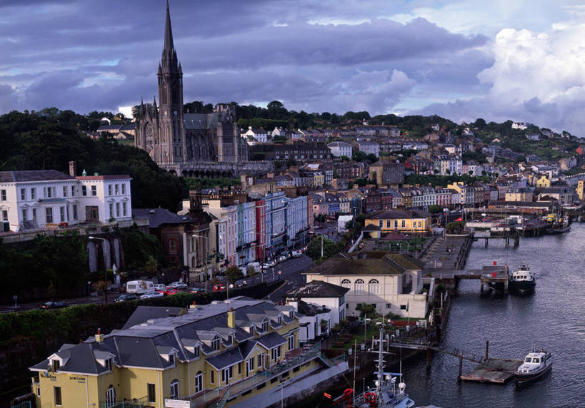 无人,横图,爱尔兰,欧洲,摄影,科罗拉多州,科克郡,彩图,海港,科夫