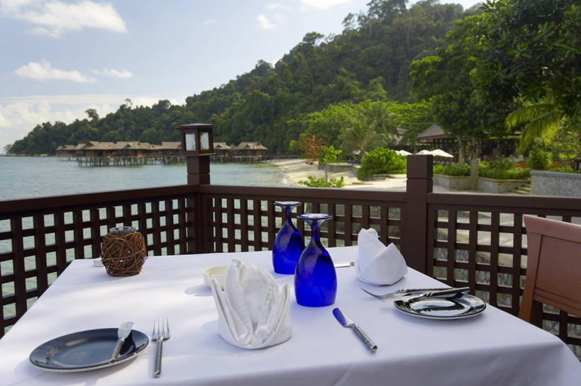 无人,横图,室外,餐桌,马来西亚,亚洲,摄影,东南亚,热带气候,新西兰南岛,海滩,彩图,餐馆,马来文化