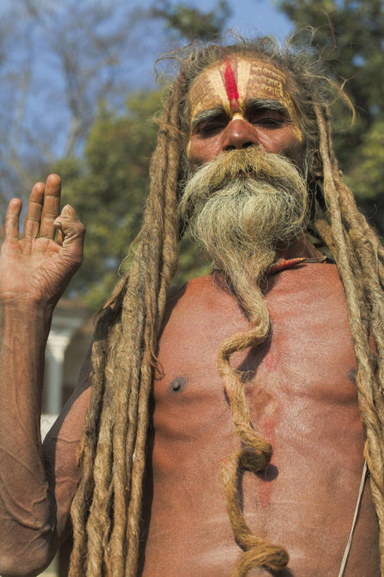 成年人,胡须,一个人,竖图,城市,尼泊尔,亚洲,仅一个男性,首都,摄影,宗教,肖像,加德满都,印度教,灵性,苦行僧,男人,胡子,络腮胡,彩图