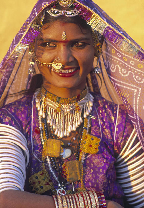 成年人,一个人,竖图,印度,亚洲,仅一个女性,摄影,肖像,印度文化,纱丽,拉贾斯坦邦,女人,彩图,传统服装