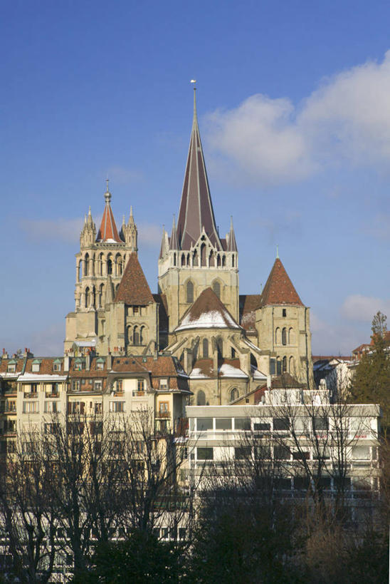 无人,竖图,瑞士,欧洲,摄影,洛桑,沃州,彩图,大教堂