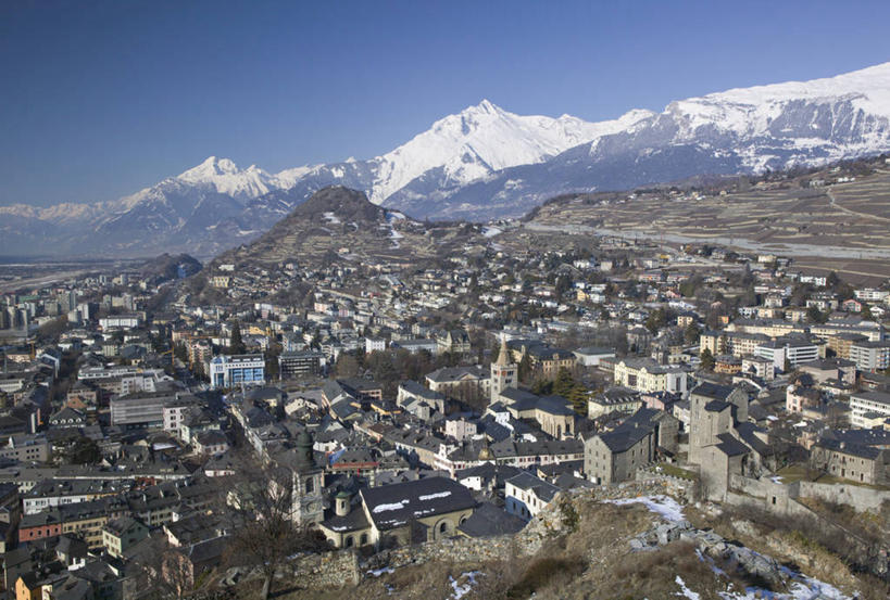 无人,横图,室外,瑞士,欧洲,冬天,摄影,阿尔卑斯山脉,瓦莱斯州,彩图