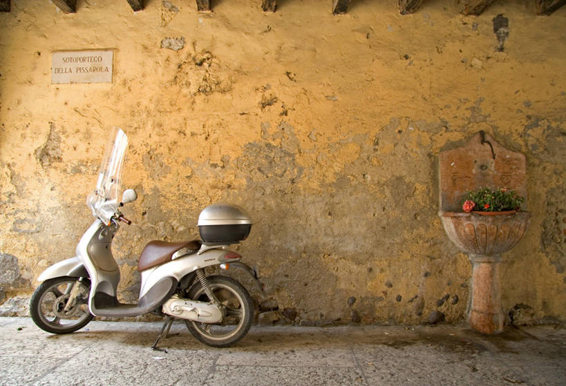 无人,横图,室外,意大利,欧洲,车,手推车,交通工具,摄影,载具,威尼托大区,加尔达湖,彩图