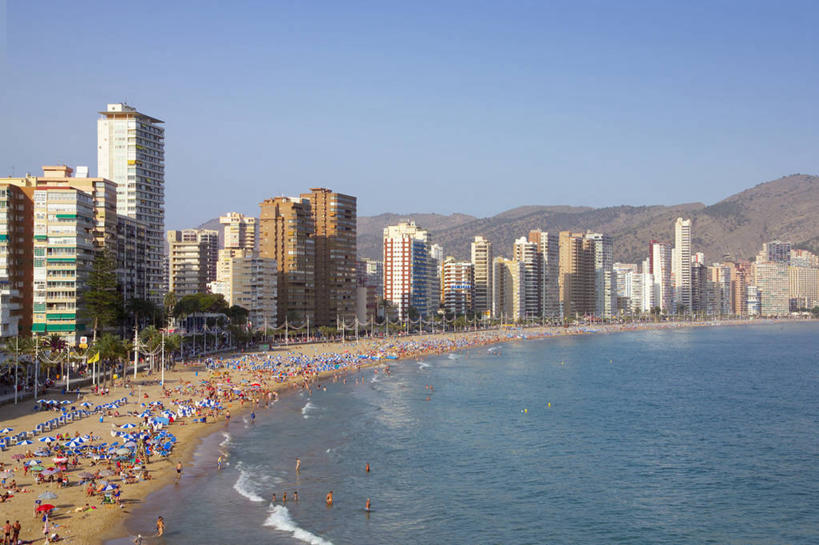 无人,横图,旅游,度假,西班牙,欧洲,娱乐,享受,休闲,放松,摄影,地中海文化,阿利坎特省,彩图,白色海岸