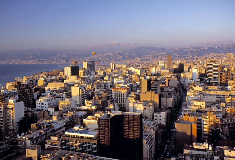 无人,横图,室外,天际线,城市,首都,摄影,中东,贝鲁特,彩图