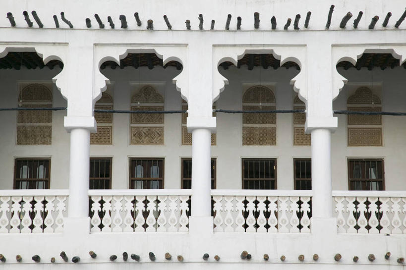 无人,横图,阳台,城市,建筑,卡塔尔,首都,摄影,中东,波斯湾,多哈,彩图,阿拉伯半岛