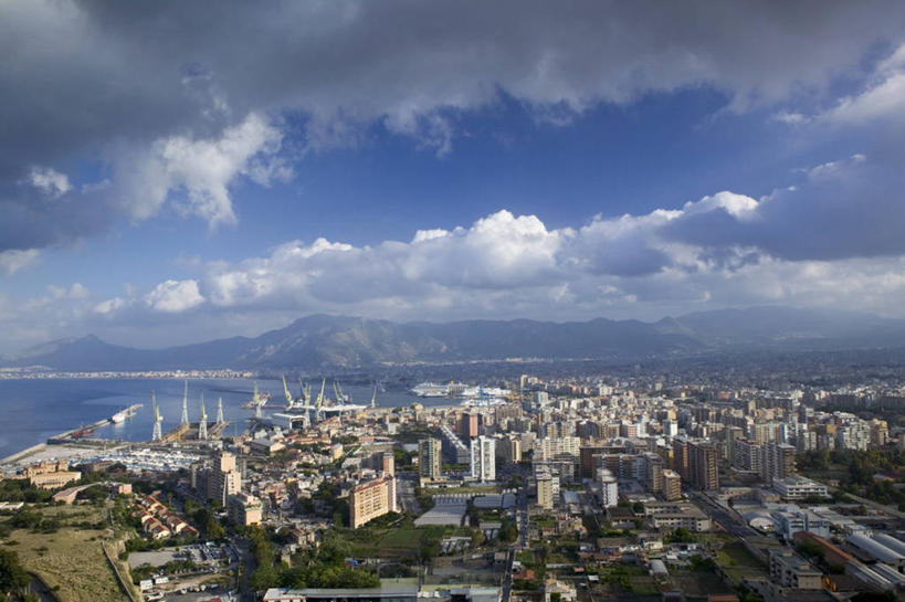 无人,横图,室外,天际线,城市,意大利,欧洲,岛,摄影,西欧,西西里,地中海文化,南欧,意大利文化,巴勒莫,彩图