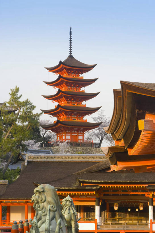 无人,竖图,广岛县,日本,亚洲,日本文化,摄影,本州,严岛神社,彩图,宫屿