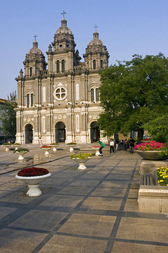 无人,教堂,竖图,城市,北京,亚洲,首都,摄影,彩图