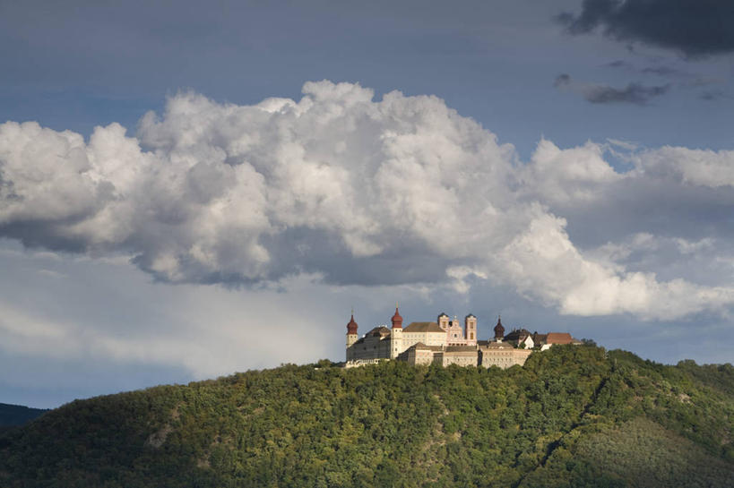 无人,横图,山,奥地利,欧洲,城堡,地形,地标建筑,摄影,西欧,下奥地利州,彩图