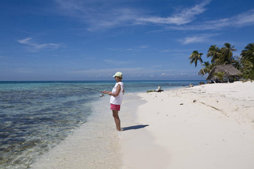 一个人,横图,室外,伯利兹,岛,珊瑚礁,摄影,热带气候,中美洲,拉丁美洲,海滩,彩图