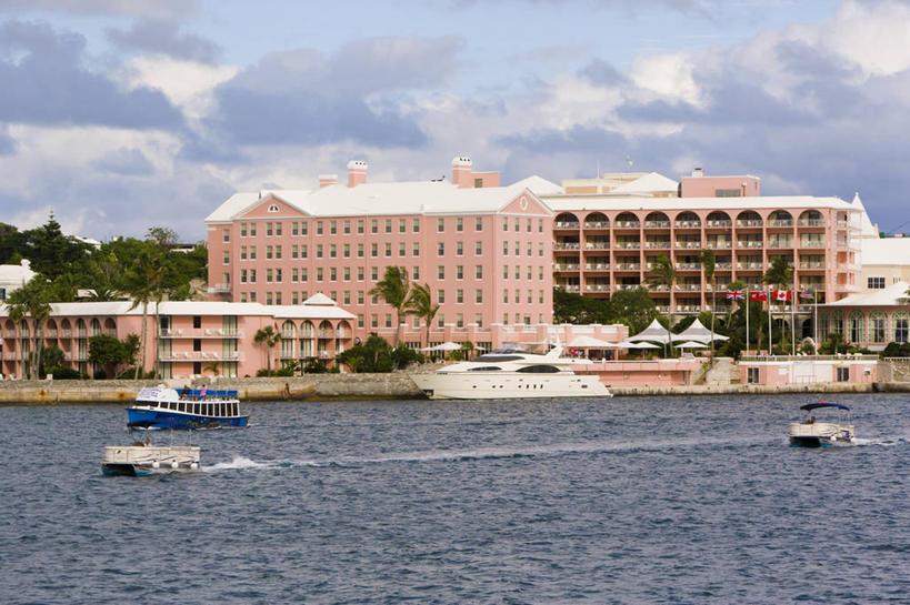 无人,横图,室外,岛,城镇,大西洋,摄影,百慕大,彩图