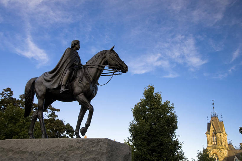 无人,横图,城市,加拿大,骑马,雕像,首都,摄影,北美,伊丽莎白二世,渥太华,美国人,彩图,阿方索十三世