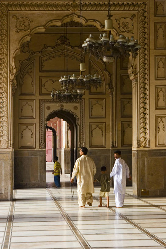 竖图,建筑,巴基斯坦,亚洲,摄影,伊斯兰教,中亚,清真寺,南亚,首府,巴基斯坦伊斯兰共和国,花园城市,拉合尔,彩图,巴德夏希清真寺,皇家清真寺,旁遮普省