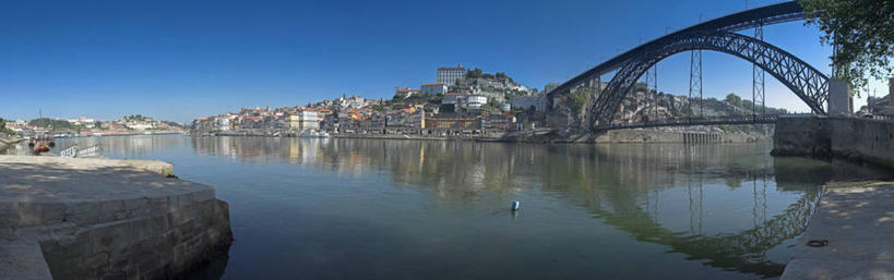 无人,横图,全景,室外,城市,大桥,桥梁,葡萄牙,欧洲,桥,波尔图,杜罗河,拱桥,摄影,拱形,西欧,南欧,伊比利亚半岛,葡萄牙共和国,加亚新城,彩图,北部大区,钢拱桥,斗罗河,波图,路易一世大桥