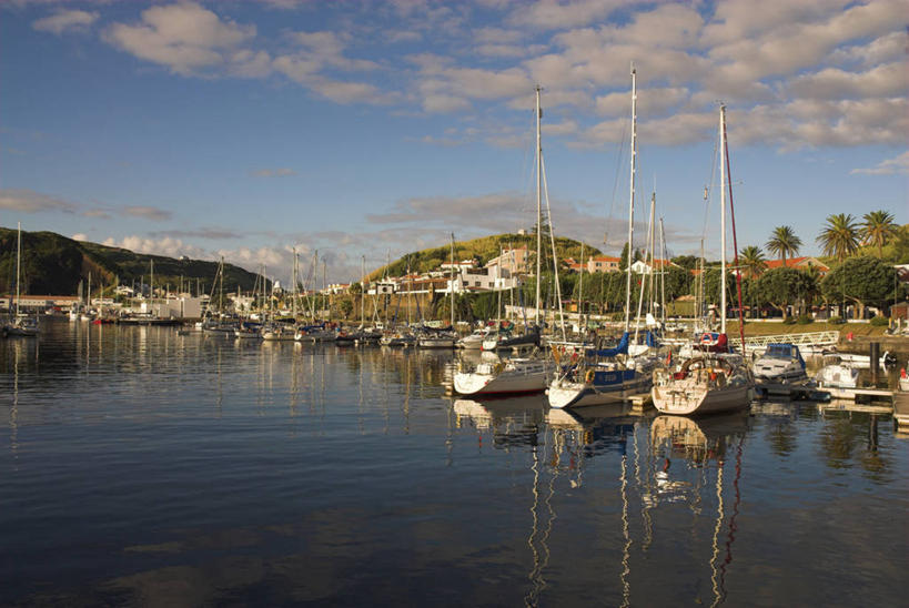 无人,横图,葡萄牙,欧洲,岛,城镇,大西洋,摄影,西欧,亚速群岛,大西洋群岛,法亚尔岛,彩图,海港