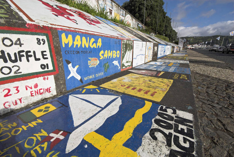 无人,横图,葡萄牙,欧洲,岛,城镇,大西洋,摄影,西欧,亚速群岛,大西洋群岛,法亚尔岛,彩图,海港