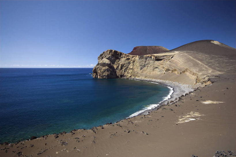 无人,横图,室外,葡萄牙,欧洲,岛,火山口,大西洋,摄影,西欧,亚速群岛,大西洋群岛,法亚尔岛,海滩,彩图