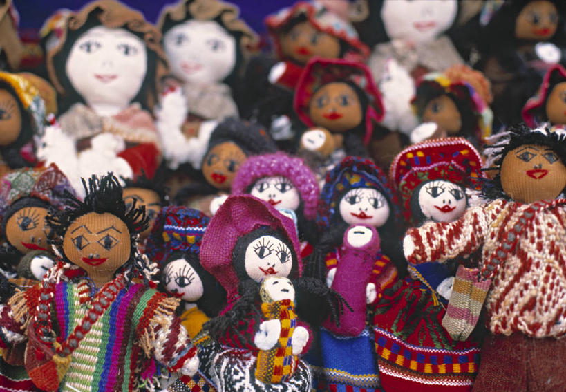 无人,横图,彩色,秘鲁,娃娃,市场,纪念品,南美,摄影,五颜六色,色彩斑斓,拉丁美洲,五彩缤纷,五彩斑斓,五光十色,彩图