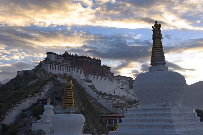 无人,横图,室外,布达拉宫,中国,亚洲,首都,拉萨,摄影,宗教,佛教,中国文化,西藏自治区,喜马拉雅山脉,彩图