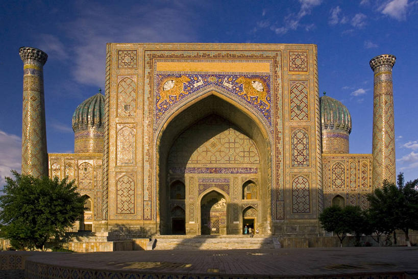 无人,横图,建筑,乌兹别克斯坦,亚洲,摄影,宗教,伊斯兰教,中亚,丝绸之路,彩图