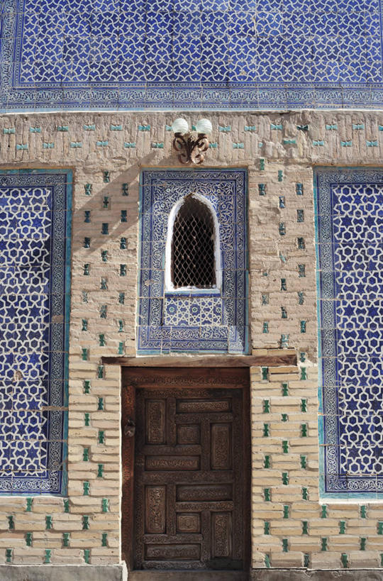 无人,竖图,窗户,门,建筑,乌兹别克斯坦,亚洲,瓷砖,摄影,伊斯兰教,中亚,丝绸之路,彩图,羊毛地毯