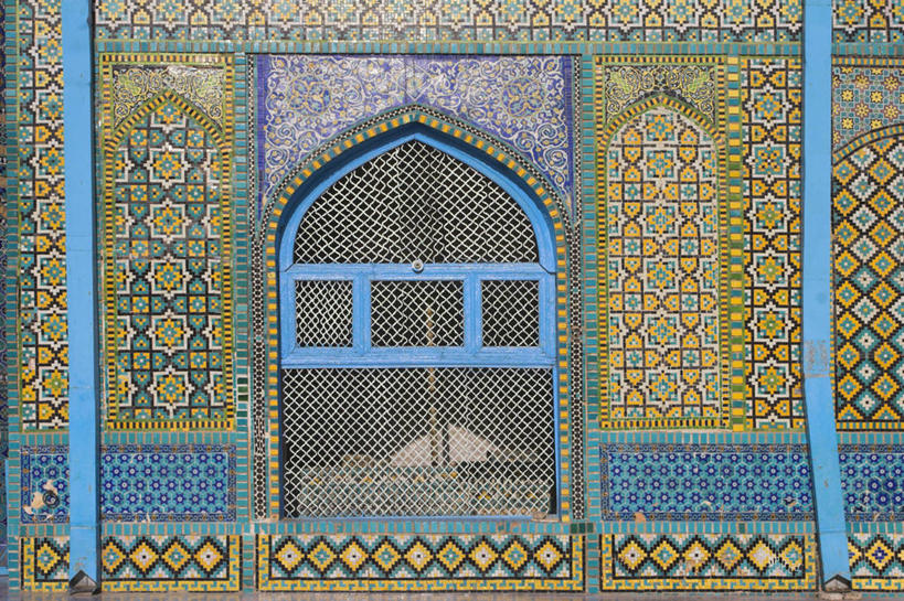 无人,横图,阿富汗,亚洲,摄影,宗教,伊斯兰教,中亚,清真寺,马扎里沙里夫,彩图