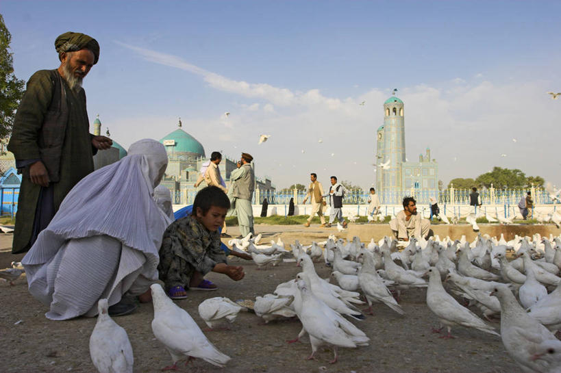 横图,阿富汗,亚洲,摄影,宗教,伊斯兰教,中亚,清真寺,马扎里沙里夫,彩图