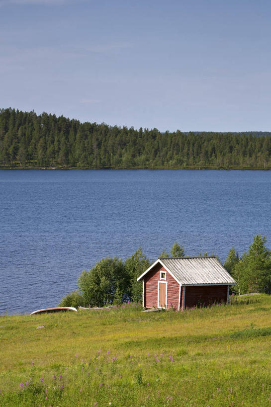 无人,竖图,室外,北极,湖,欧洲,芬兰,地形,夏天,摄影,西欧,北欧,拉普兰,彩图