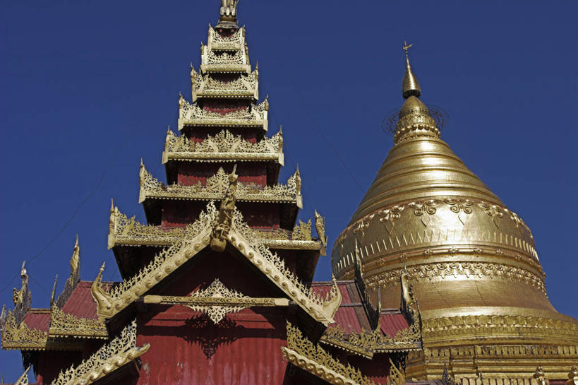 无人,横图,缅甸,亚洲,摄影,宗教,东南亚,佛教,蒲甘,瑞喜宫塔,彩图