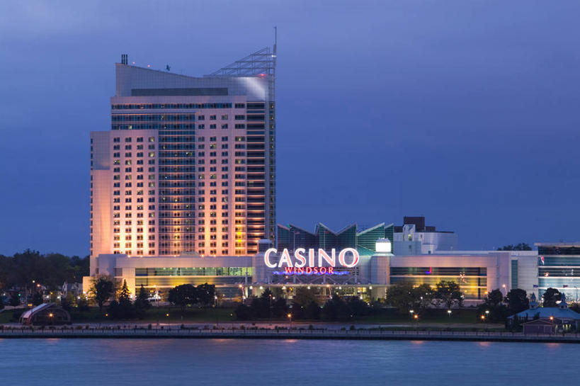 无人,横图,室外,夜晚,加拿大,黄昏,摄影,北美,美国人,彩图,底特律河