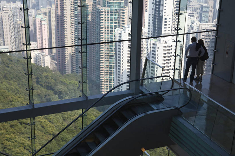 横图,窗户,城市,香港,亚洲,摄影,香港岛,彩图,伴侣