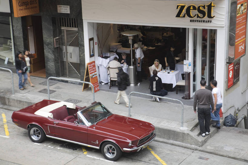 横图,城市,道路,街道,路,公路,香港,亚洲,交通,敞篷车,摄影,香港岛,马路,彩图