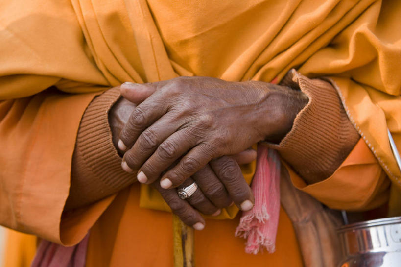 一个人,横图,印度,亚洲,摄影,北方邦,印度次大陆,苦行僧,彩图,阿拉哈巴德