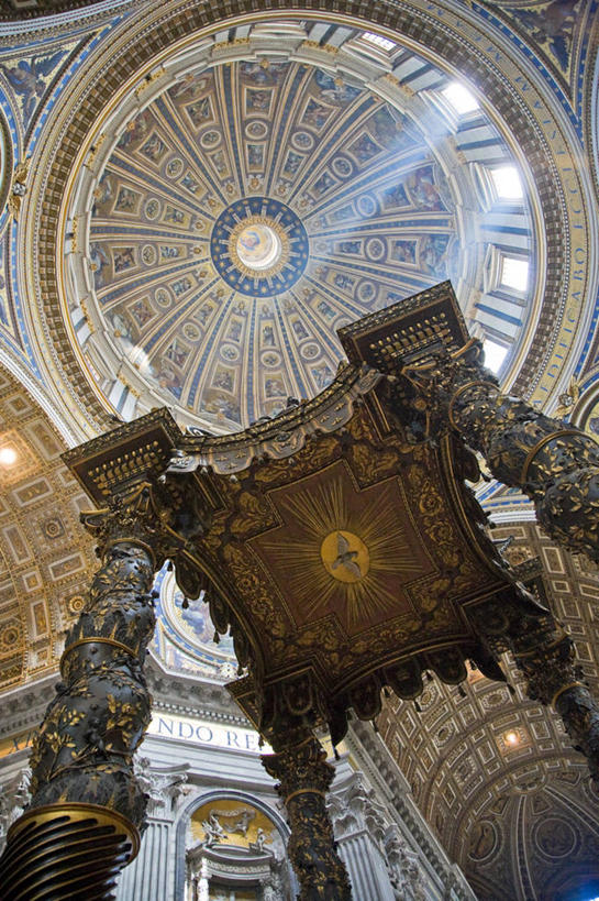 无人,竖图,室内,天花板,城市,建筑,意大利,首都,历史,地标建筑,摄影,宗教,西欧,圆顶建筑,地中海文化,南欧,意大利文化,巴洛克风格,梵蒂冈城,拉奇奥,梵蒂冈城国,彩图,大教堂