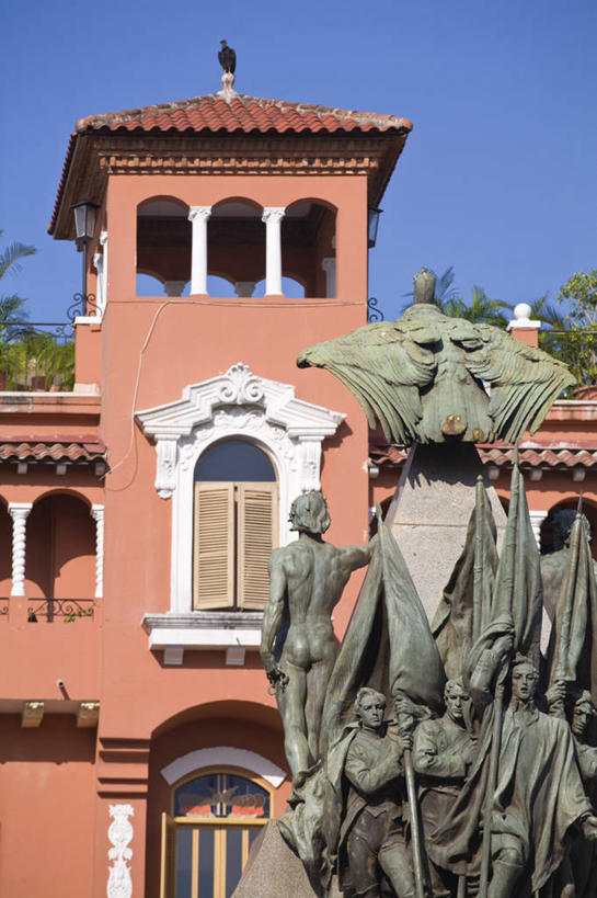 无人,竖图,城市,建筑,首都,摄影,中美洲,拉丁美洲,圣菲利普,彩图