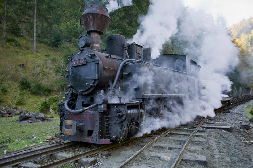 无人,横图,路,铁路,火车,欧洲,罗马尼亚,轨道,交通,铁轨,北,运输,摄影,机车,东欧,特兰西瓦尼亚,蒸汽机车,彩图