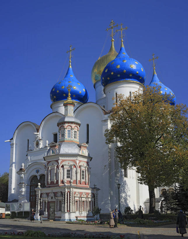 无人,教堂,竖图,欧洲,俄罗斯,首都,摄影,东欧,圣母升天大教堂,谢尔吉耶夫,彩图,俄罗斯文化