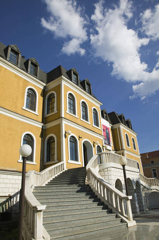 无人,博物馆,竖图,城市,欧洲,摄影,巴尔干,塞尔维亚,科索沃,彩图