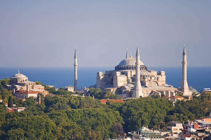 无人,横图,室外,度假,美景,城市风光,城市,建筑,欧洲,亚洲,景观,娱乐,风景,享受,休闲,景色,放松,摄影,宗教,伊斯兰教,伊斯坦布尔,金角湾,博斯普鲁斯海峡,彩图,圣索菲亚大教堂