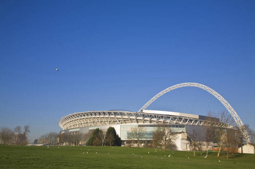 无人,横图,橄榄球,城市,建筑,英国,欧洲,首都,英格兰,摄影,西欧,北欧,英国文化,温布利体育馆,彩图