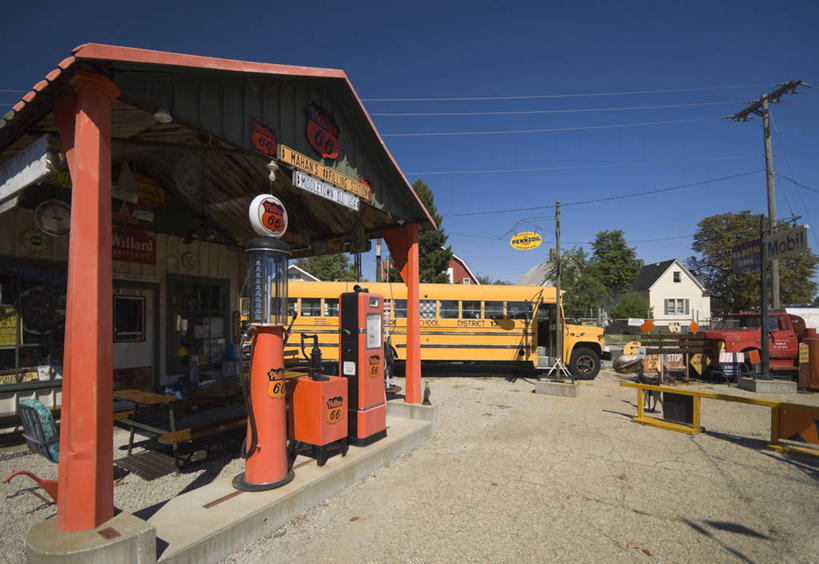 无人,博物馆,横图,美国,摄影,北美,伊利诺斯州,斯普林菲尔德,66号公路,美国人,彩图