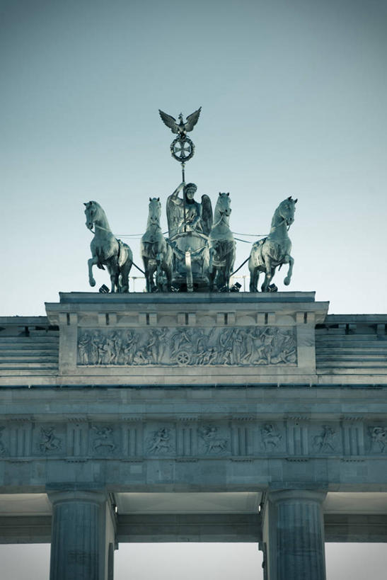 无人,竖图,黑白,室外,夜晚,旅游,城市,德国,欧洲,首都,柏林,黄昏,摄影,西欧,德国文化,勃兰登堡大门,旅行